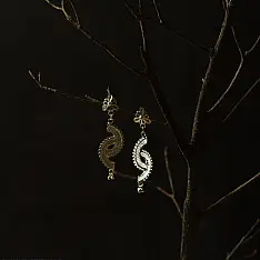 Shashi | Filigree Silver Earring - Dangler