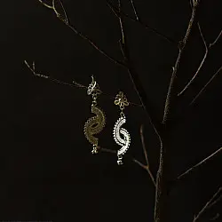 Shashi | Filigree Silver Earring - Dangler