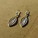 Shop Handcrafted Silver Earrings - Leaf Shape 