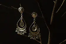 Shashi | Filigree Silver Earrings - 13