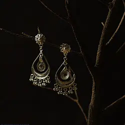 Shashi | Filigree Silver Earrings - 13
