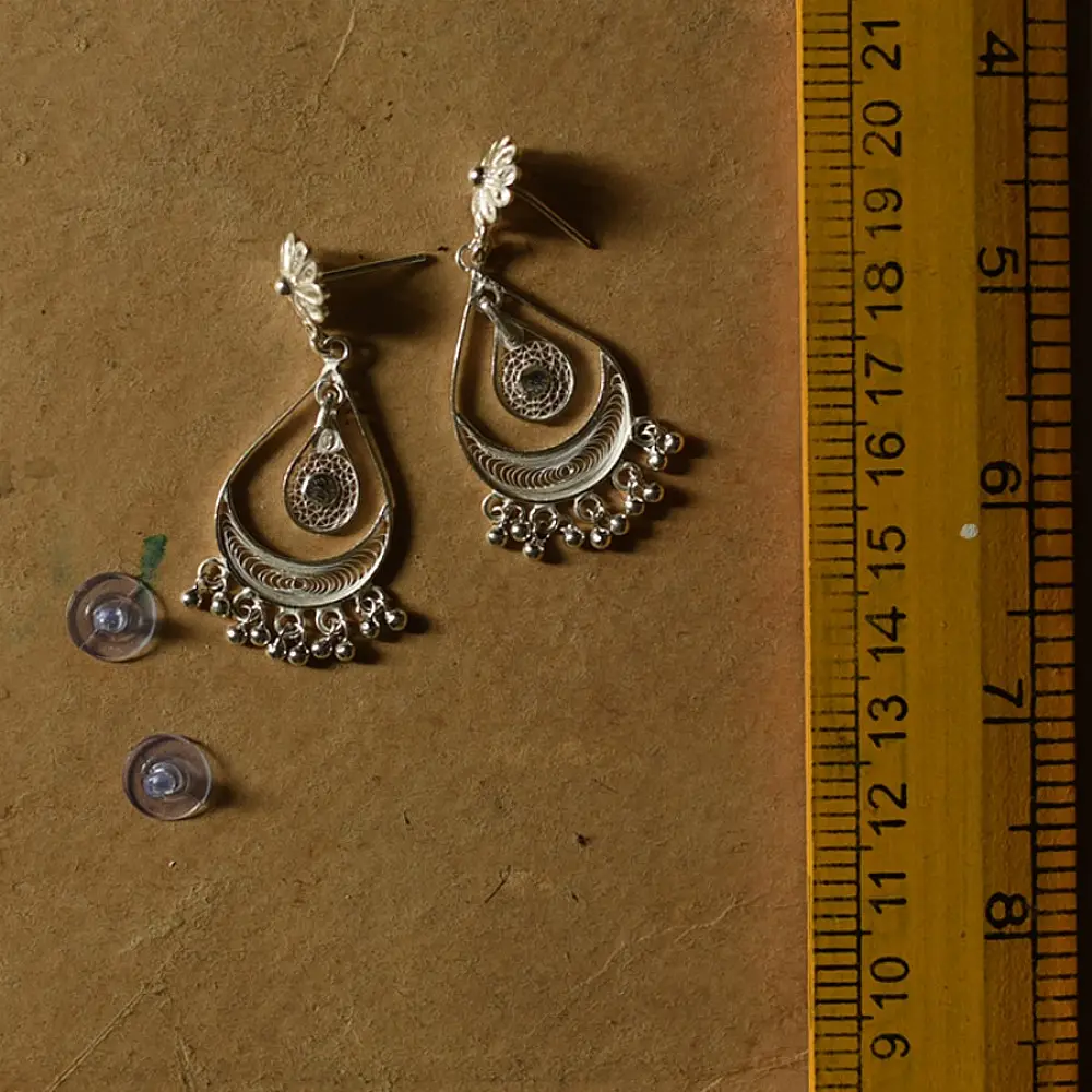 Shop Handcrafted Silver Earring 