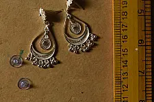 Shashi | Filigree Silver Earrings - 13