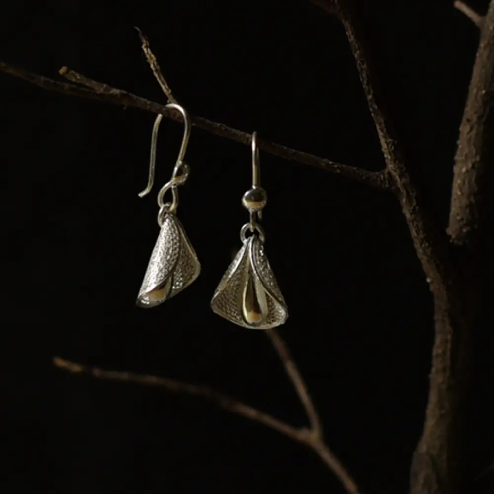 Shop Handcrafted Filigree Silver Earring