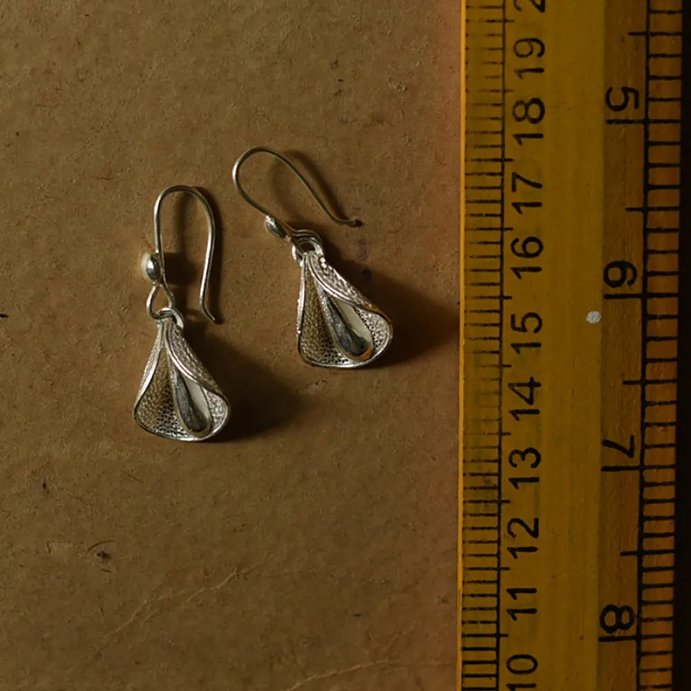 Shop Handcrafted Filigree Silver Earring