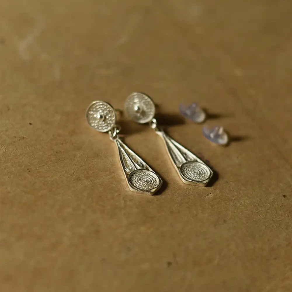 Shop Handmade Filigree Silver Earring