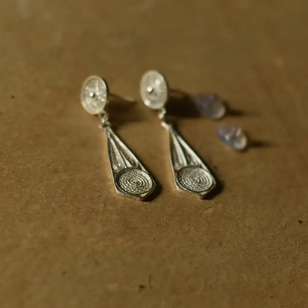 Shop Handmade Filigree Silver Earring