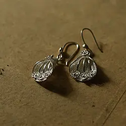 Shashi | Filigree Craft ~ Silver Earring