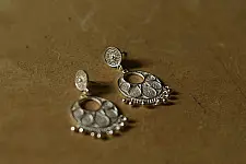 Shashi | Filigree Silver Earrings - 20