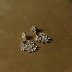 Shashi | Filigree Silver Earrings - 20