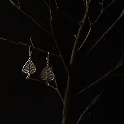Shashi | Handcrafted Filigree Silver Earring - Paan