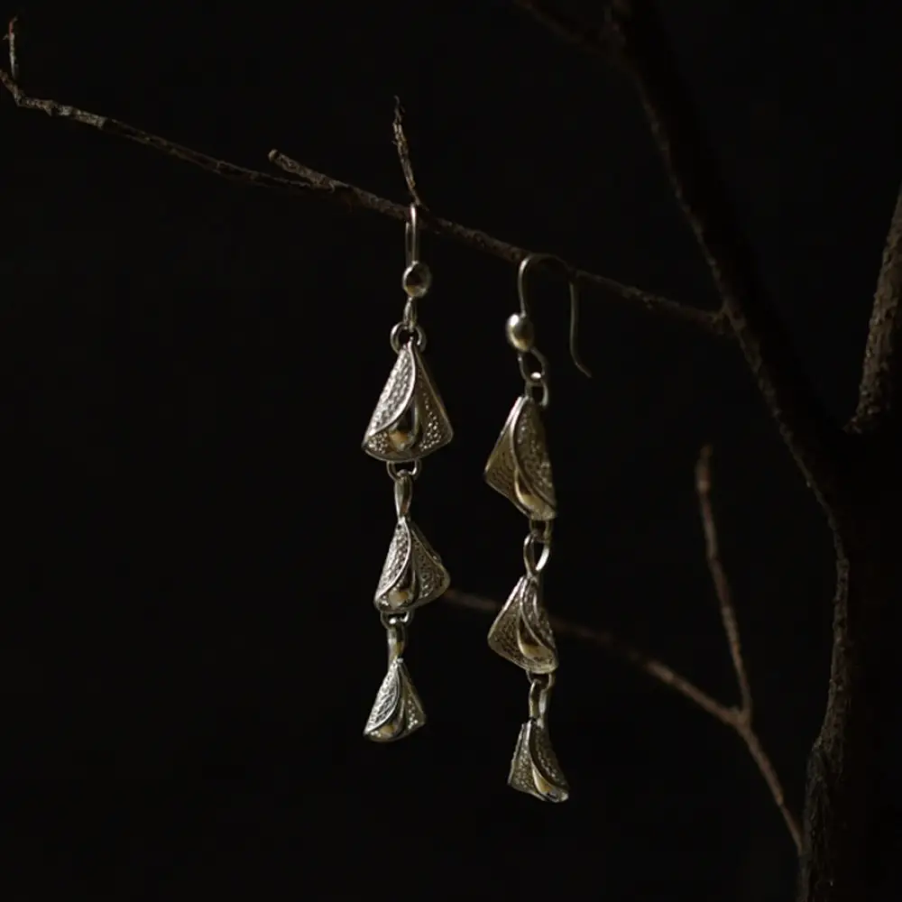Shop Silver Earring - Handmade Filigree Craft