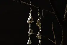 Shashi | Silver Earring - Handmade Filigree Craft