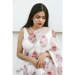 Kamya . काम्या | Sanganeri Kota Cotton Saree ~ G