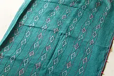 Block Printed Kota Cotton | Hand Embroidered Saree