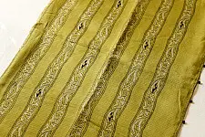 Block Printed Kota Cotton | Embroidered Saree - B
