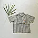 shop Pure Cotton Embroidered - Black Stripe Shirt