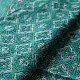 shop Block Printed Kota Cotton | Hand Embroidered Saree - Cyan Blue Color