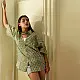 Shop block printed cotton Green Shirt