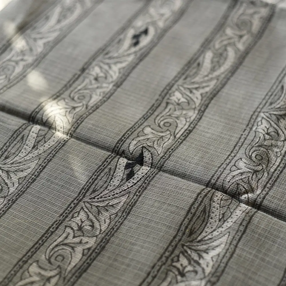 shop Block Printed Kota Cotton | Hand Embroidered Saree