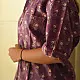 Shop block printed cotton Purple Shirt- 
