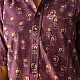 Shop block printed cotton Purple Shirt- 