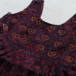 Little Karigari | Pure Cotton Embroidered - Black Frock for Girls