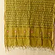 shop Block Printed Soft Kota Doria Cotton Dupatta - Yellow