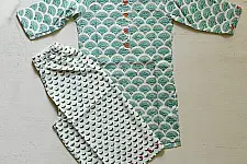 Little Karigari | Pure Cotton Embroidered - Kurta & Palazzo Set