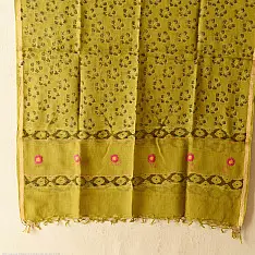 Block Printed Kota Cotton | Soft Kota Doria Cotton Dupatta With Two Options