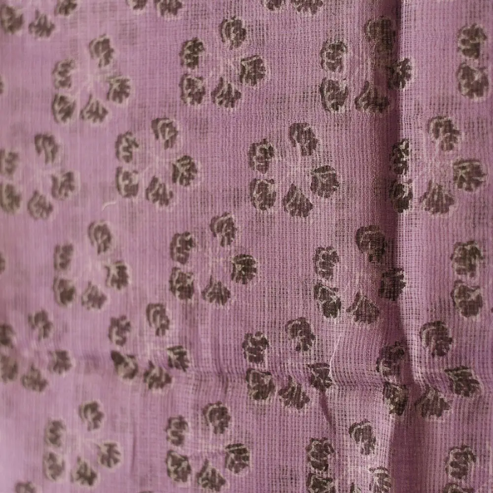 shop Block Printed Soft Kota Doria Cotton Dupatta 