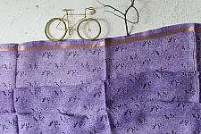 Block Printed Kota Cotton | Breathable Kota Doria Cotton Dupatta (Options - Green / Purple)