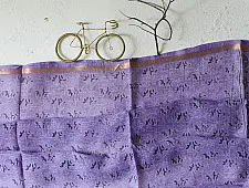 Block Printed Kota Cotton | Breathable Kota Doria Cotton Dupatta (Options - Green / Purple)