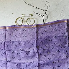 Block Printed Kota Cotton | Breathable Kota Doria Cotton Dupatta (Options - Green / Purple)