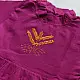 magenta pink pure cotton mulmul double layered girls frock with full sleeves and yellow embroidery