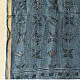 shop Block Printed - Handwoven Kota Doria Cotton Dupatta - Purple & Blue