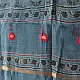 shop Block Printed - Handwoven Kota Doria Cotton Dupatta - Purple & Blue