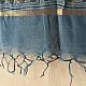 shop Block Printed - Handwoven Kota Doria Cotton Dupatta - Purple & Blue