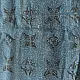 shop Block Printed - Handwoven Kota Doria Cotton Dupatta - Purple & Blue