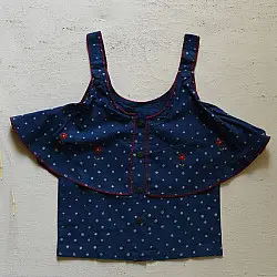 Little Karigari | Pure Cotton Embroidered - Top & Shorts Set For Girls