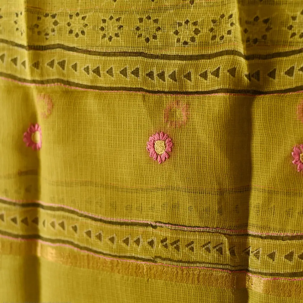shop Block Printed Kota Pure Cotton | Kota Doria Dupatta