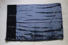 नखराली | Nakharali ✼ Embroidered Cotton Shibori Saree | 5