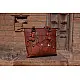Tunes From the Duens ⌘  Leather Handbag With Jatt Embroidery ⌘ 2