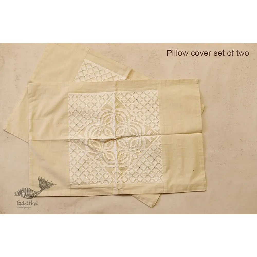 Applique double Bed Sheet ~ 9 ( 90 X 108 inch)
