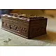 Wood Flower Carving ~ Walnut Wood Box 