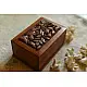 shop Tiger Wood Carving ~ Walnut Wood Box