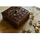 buy Wood Carving ~ Walnut Wood Dry Fruit Box