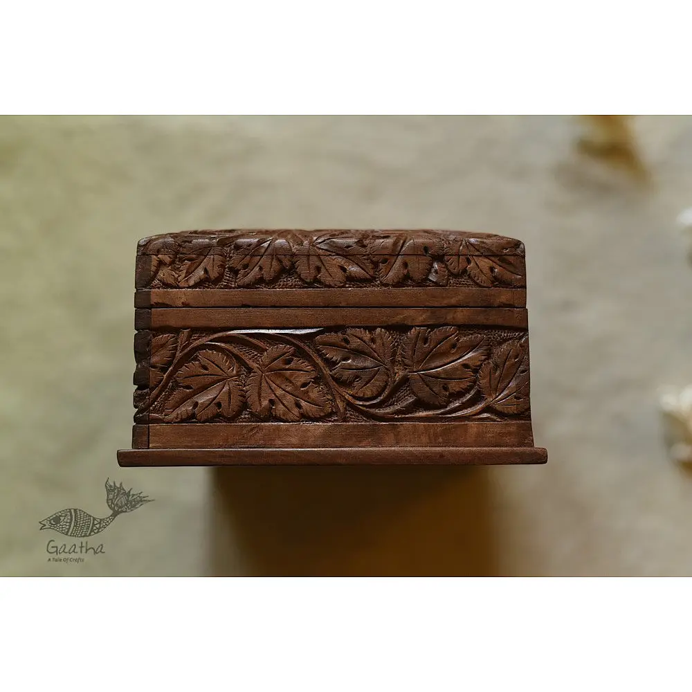 shop Grapes Wood Carving ~ Walnut wood box