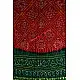 shop Gajji Silk - Traditional Bandhani Dupatta in Red & Green Color