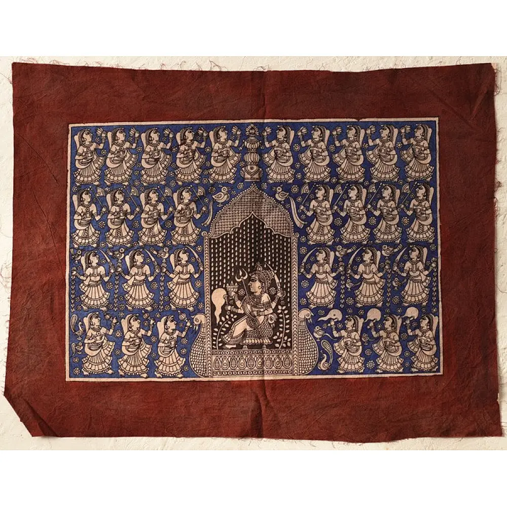 shop Mata ni Pachedi Painting - Goddess Durga